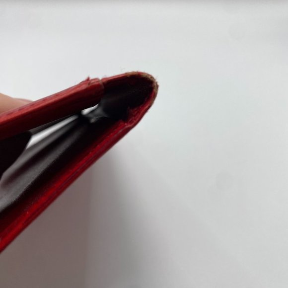 Louis Vuitton Red Epi Leather Porte 2 Cartes Vertical Card Case - Picture 2 of 7